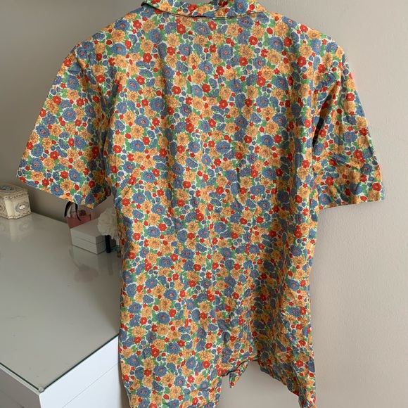 90s floral button down shirt - Picture 3 of 3